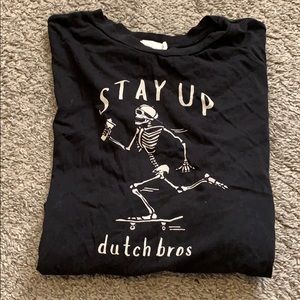 Dutch bros crop top